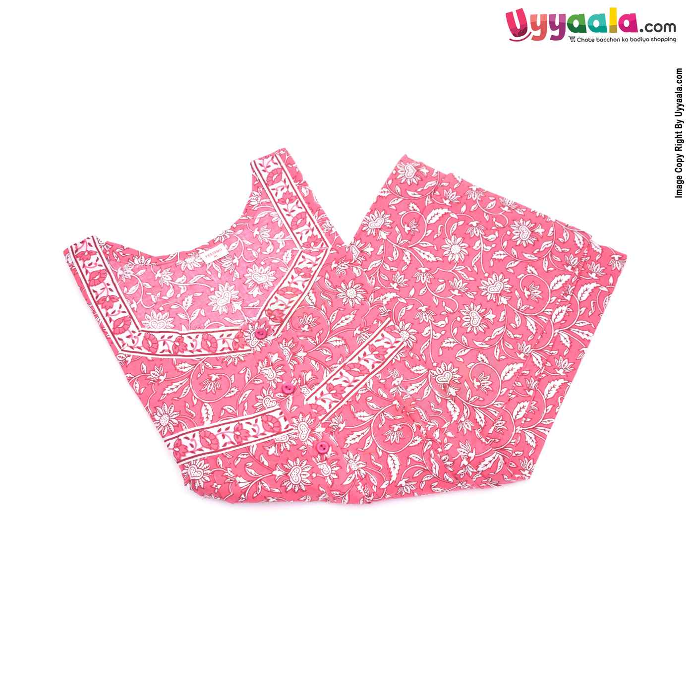 Feeding Nighty Pure Cotton (XL) - Pink