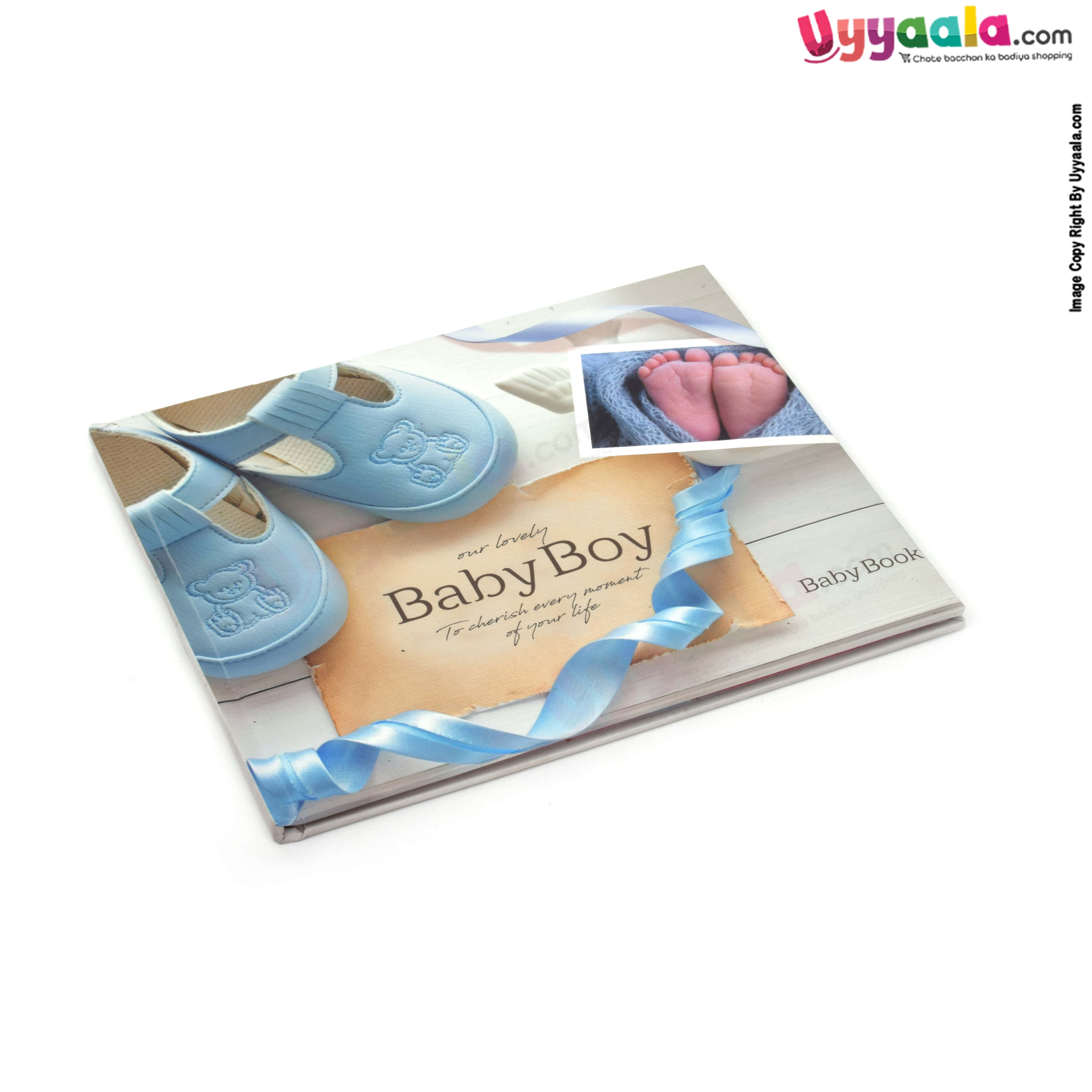 BABY record and memories book for baby boy