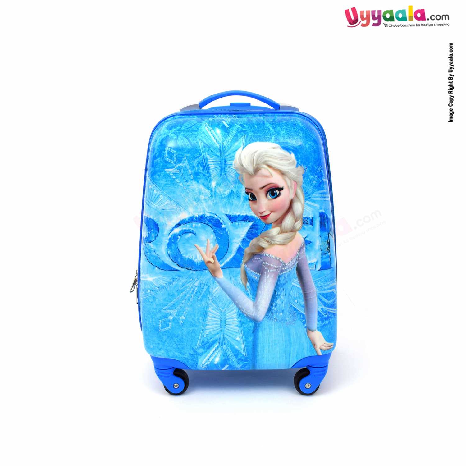 Travel Trolley Bag for Kids with Frozen Print 18 Inches - Blue