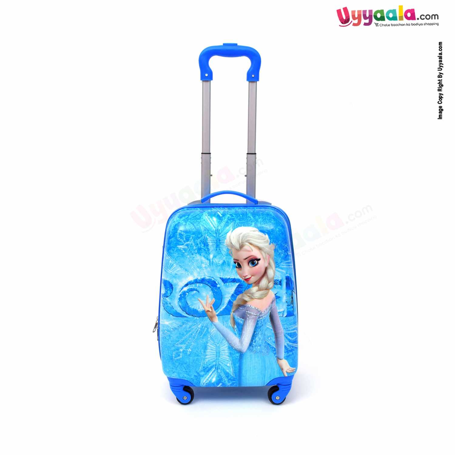 Travel Trolley Bag for Kids with Frozen Print 18 Inches - Blue