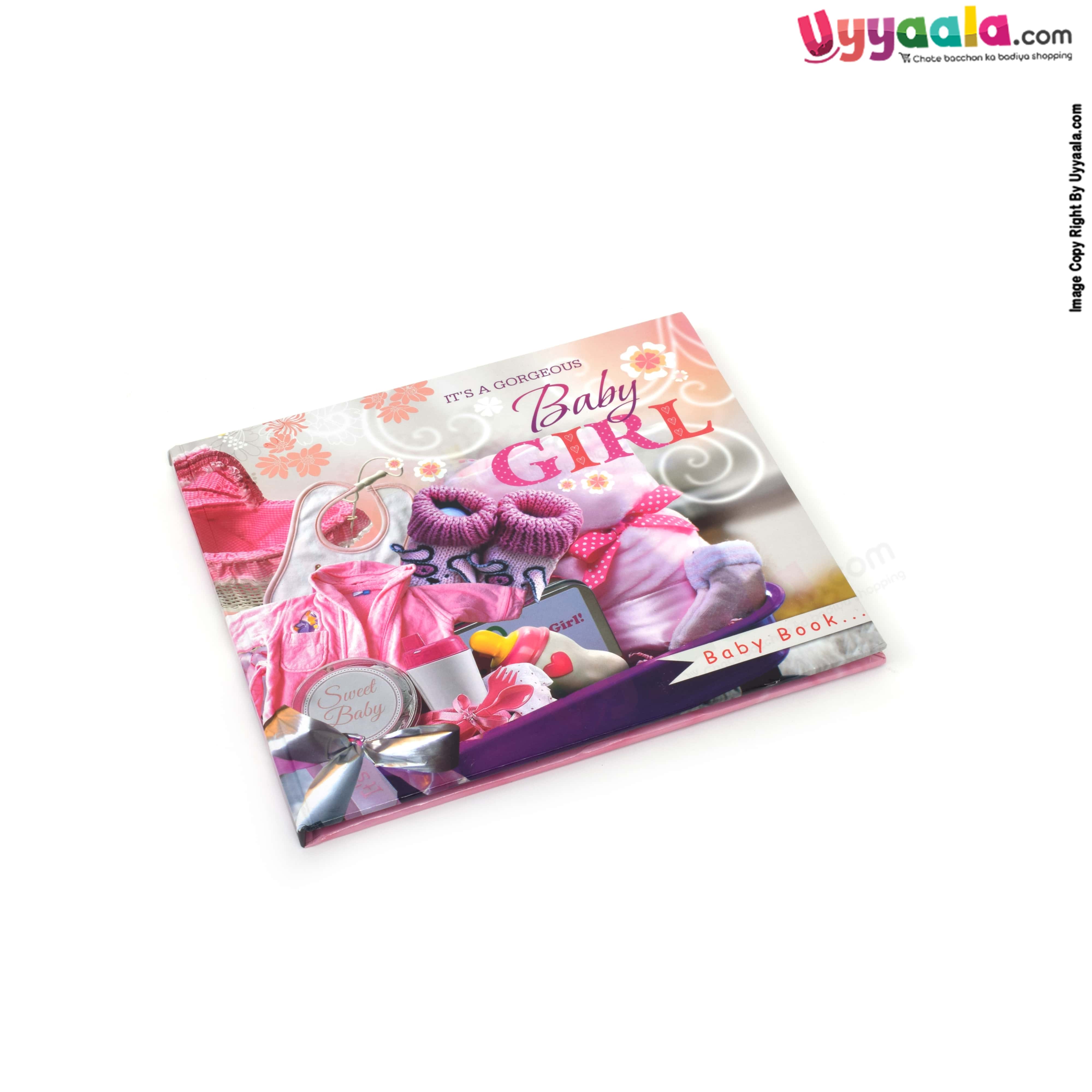 BABY record and memories book for gorgeous baby girl