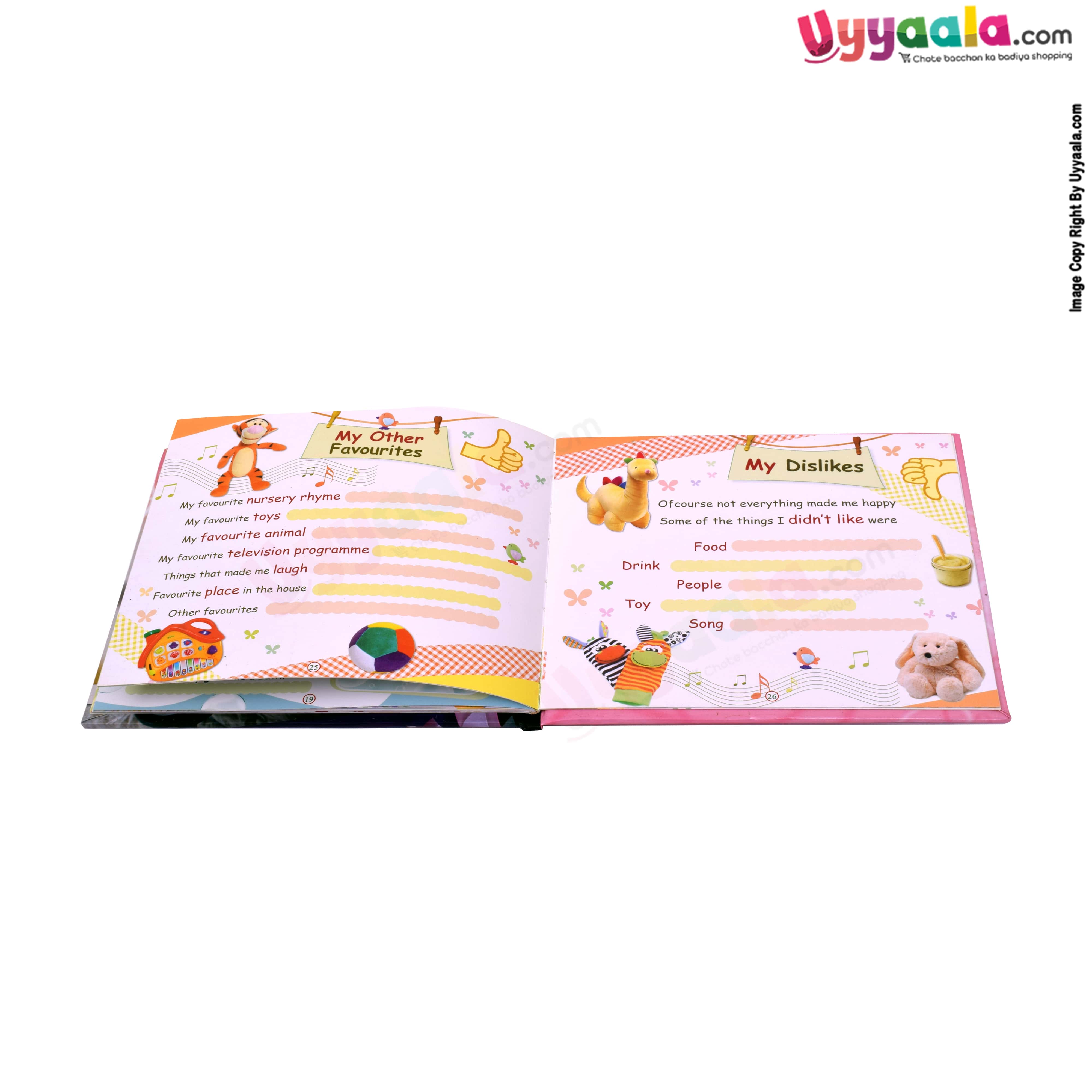 Memories book for gorgeous baby girl