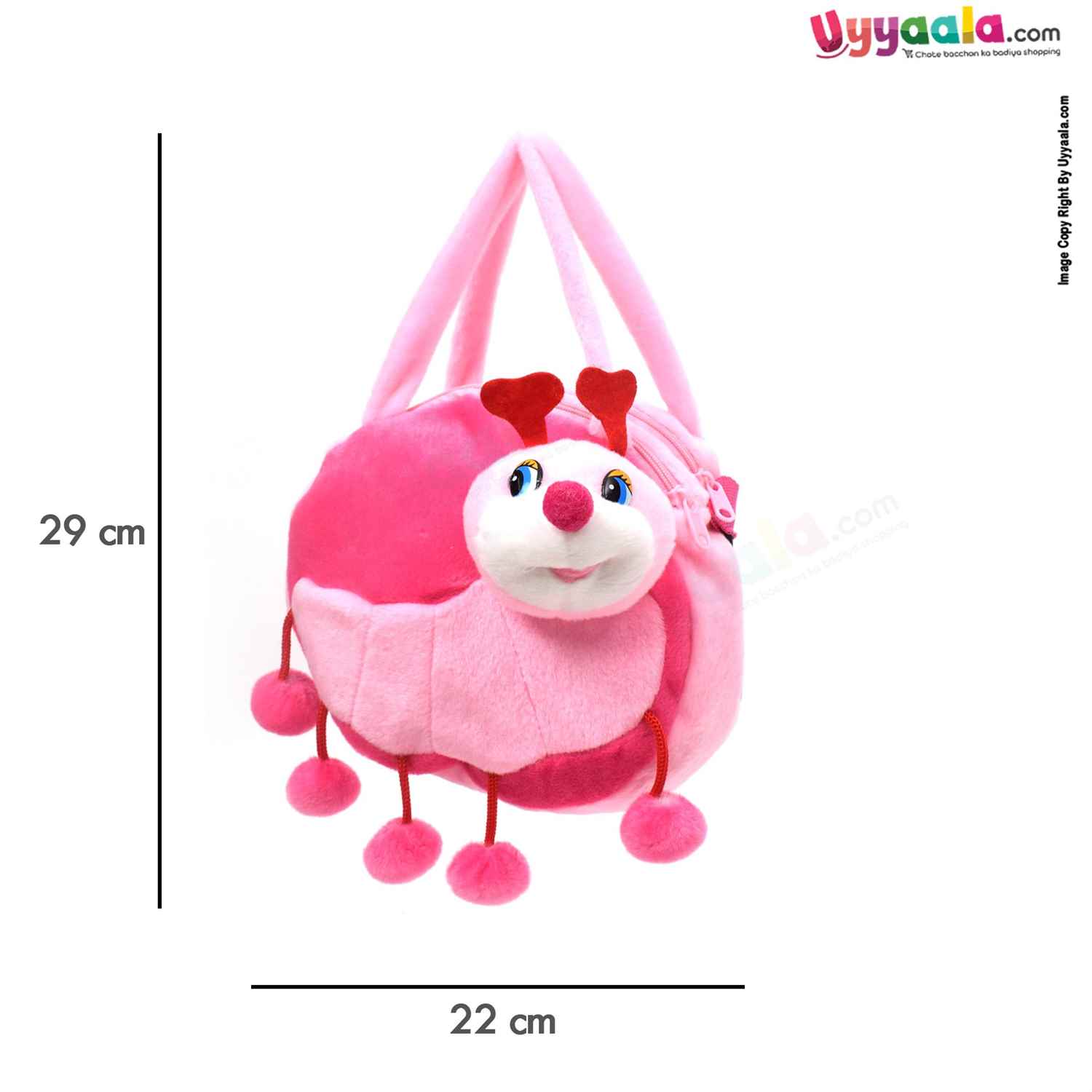 Soft plush hand bags for kids