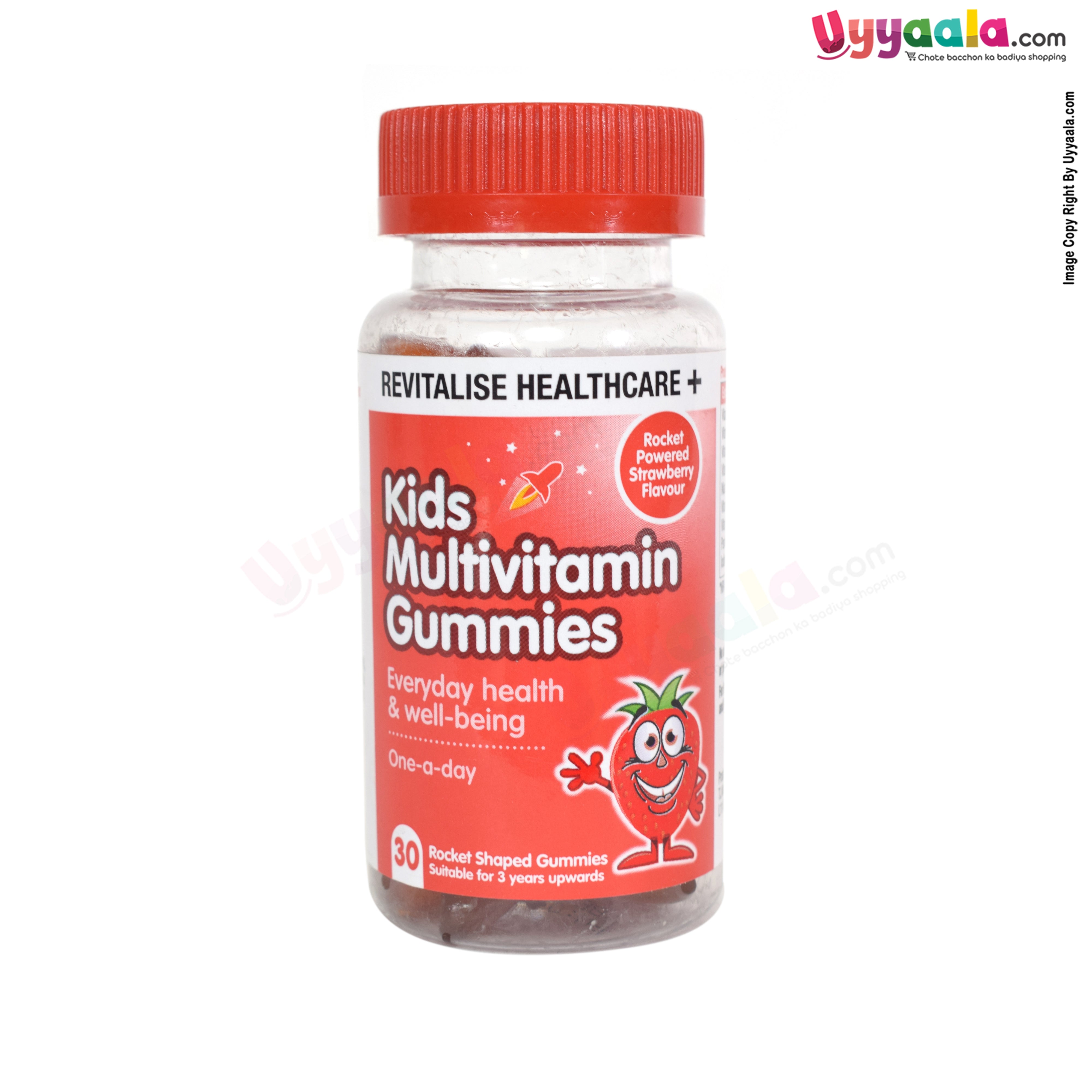Kids Multivitamin Strawberry Flavored Gummies For Everyday Health & Well-being - 30 Gummies