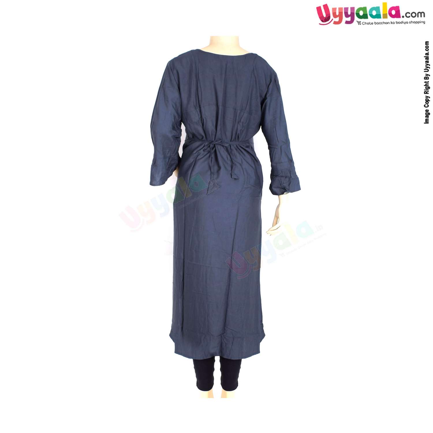 Buy Baby Milk Feeding Kurtis in Cotton - Dark Grey Online in India at uyyaala.com