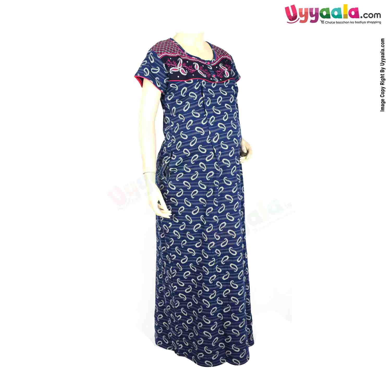 NEHAL Feeding Nighty Three - Fourth (L) Hosiery 3639B - Navy Blue