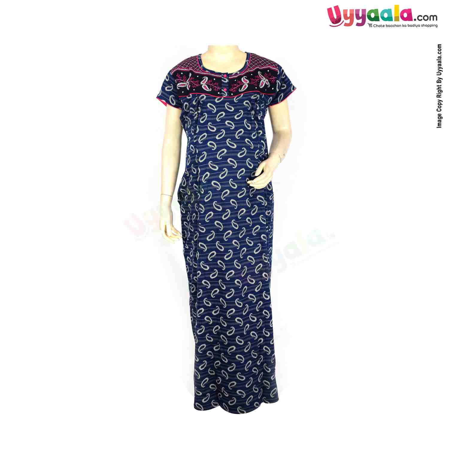 NEHAL Feeding Nighty Three - Fourth (L) Hosiery 3639B - Navy Blue