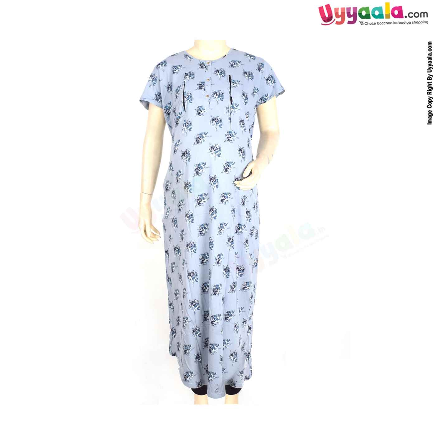 NEHAL Feeding Nighty Three - Fourth Hosiery 3639b - Gray