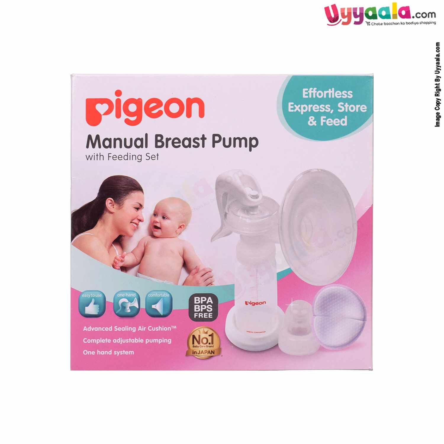 PIGEON Manual Breast Pump With Feeding Set