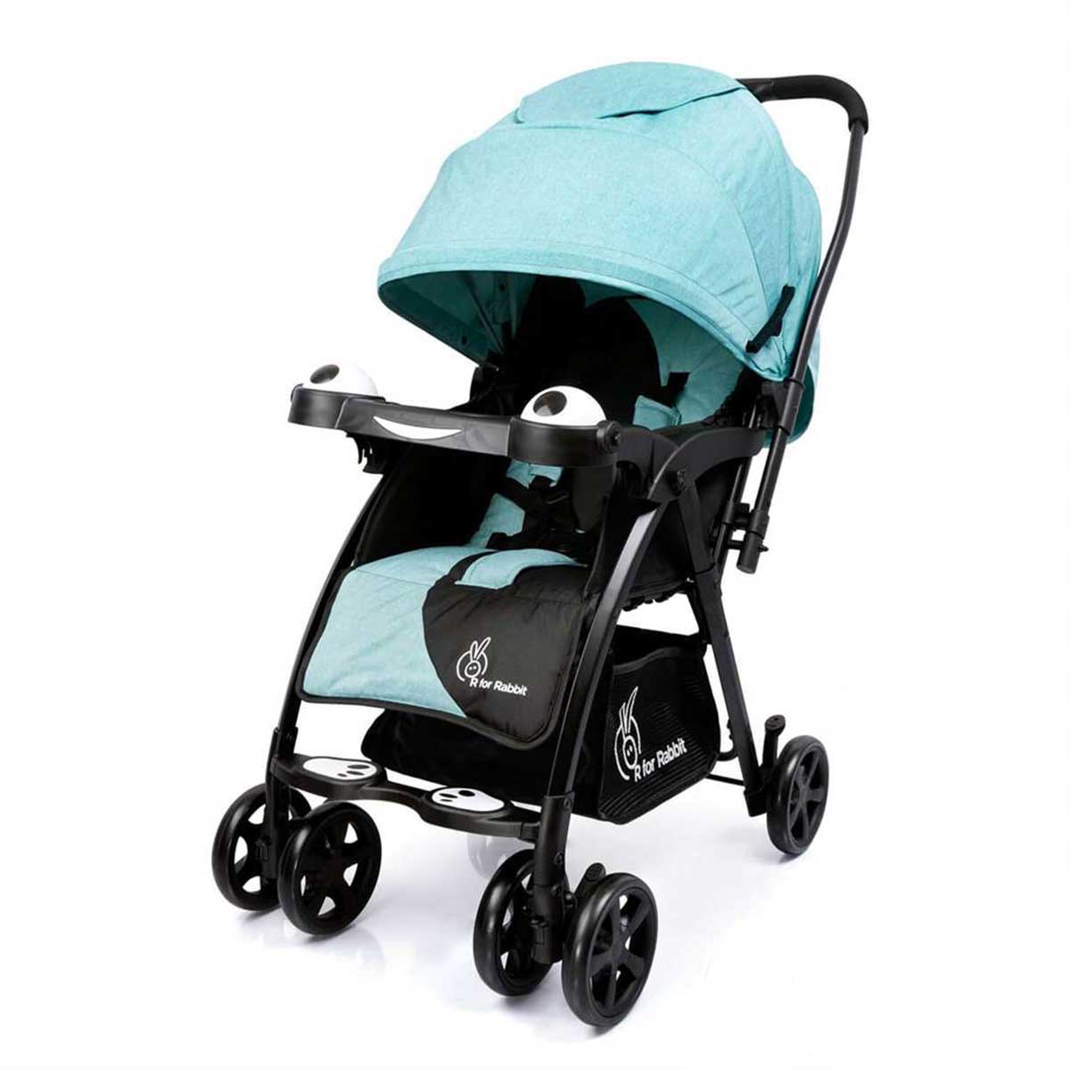 R FOR RABBIT Cutie pie the rocking baby stroller and pram for babies green black, years