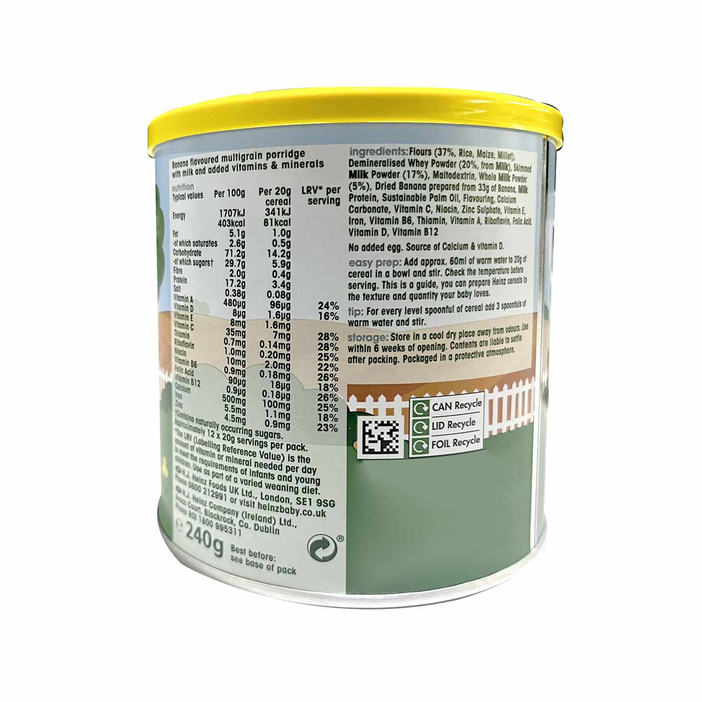 Buy Heinz First Steps Creamy Porridge for Baby with Banana - 240gms Online in India at uyyaala.com