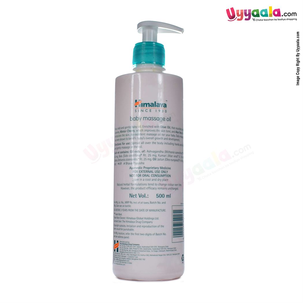 HIMALAYA baby Massage Oil Winter Cherry-uyyala-com.myshopify.com-Oils-Himalaya