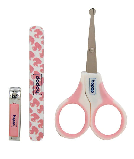 Hopop Baby Safety Nail Care Set - Pink 0m+
