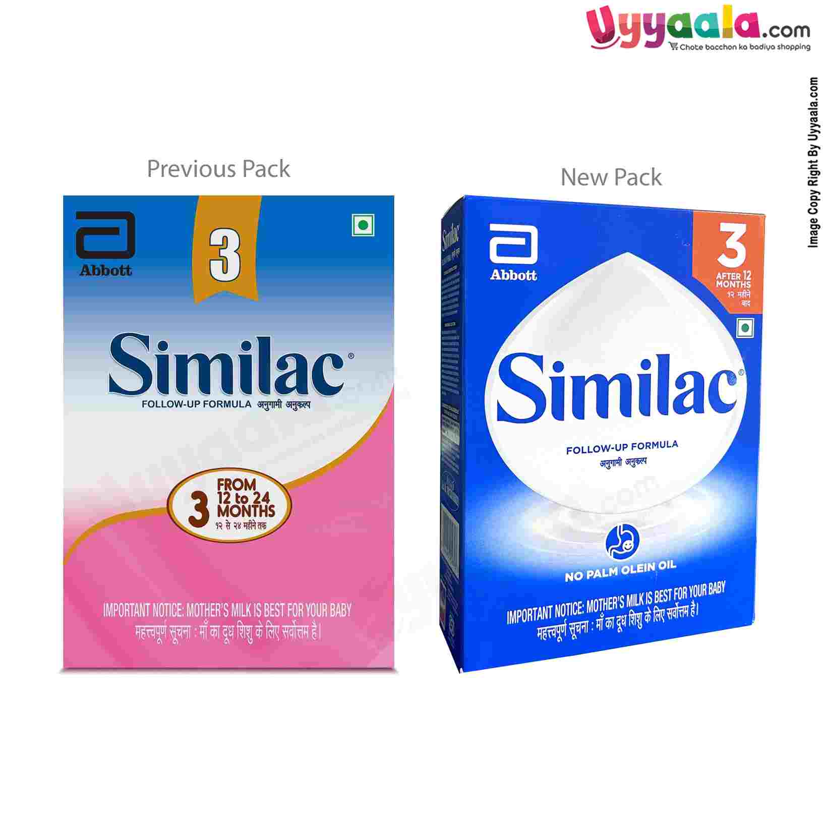 ABBOTT Similac Follow Up Formula  Stage 3 from 12 to 24 Months - 400g