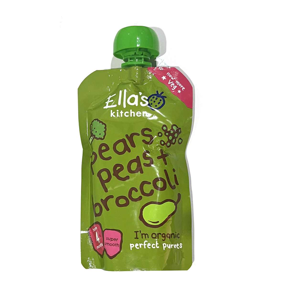 Buy Ella's Kitchen Organic Baby Puree with Pears, Peas, Broccoli Online in India at uyyaala.com