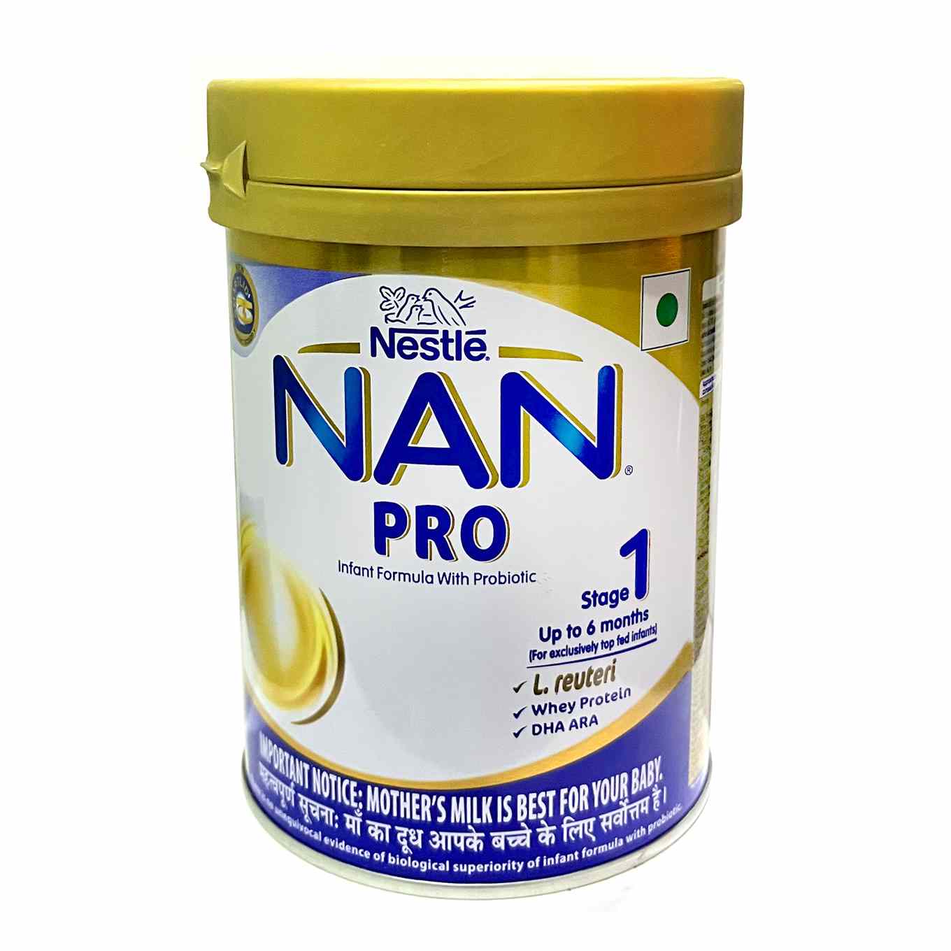 Nestle Nan Pro Infant Baby Milk Powder Formula, Stage 1 - 400gms