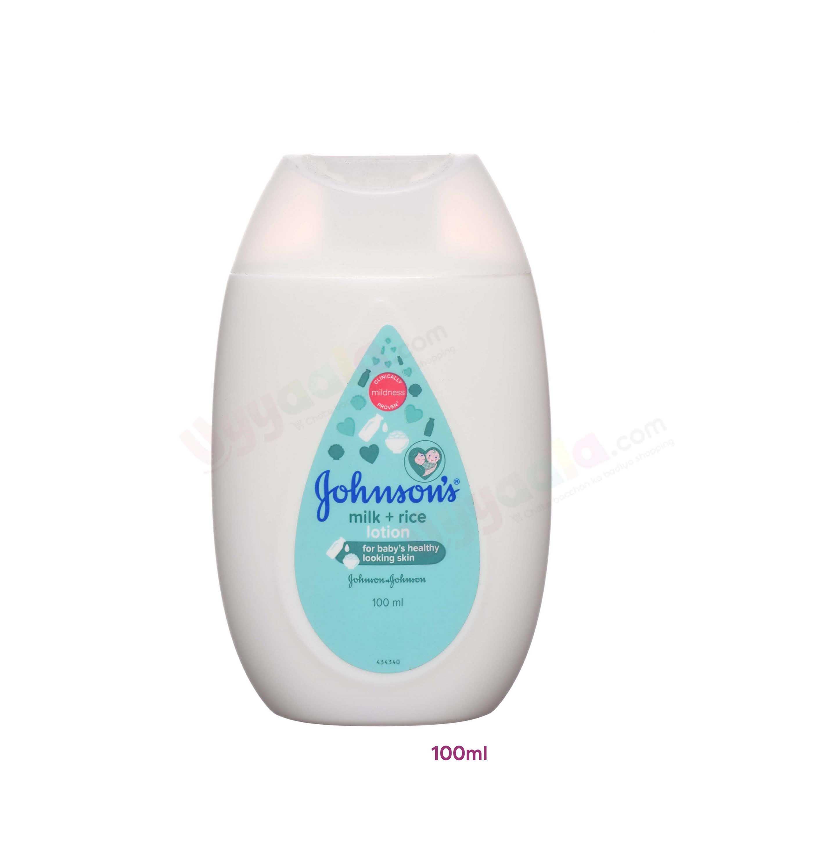 Johnson's Baby Lotion with Milk and Rice 100ml