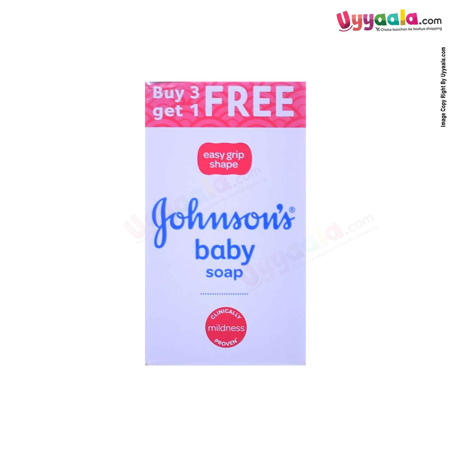 Buy Johnson's Baby Soap with Vitamin E - (3Pack with 1 extra Free Pack) Online in India at uyyaala.com