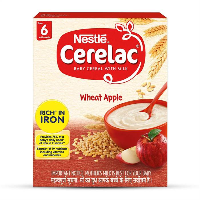 Buy Nestle Cerelac Baby Cereal with Milk, Wheat & Apple Online in India at uyyaala.com