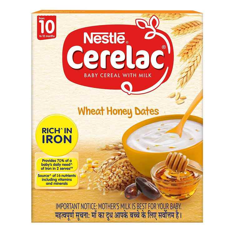 Buy Nestle Cerelac Baby Cereal with Milk, Wheat, Honey & Dates Online in India at uyyaala.com