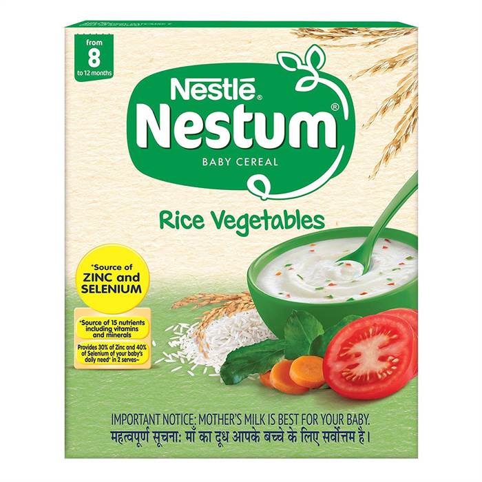 NESTLE Nestum Baby Cereal Rice Vegetables (8 to12Months)