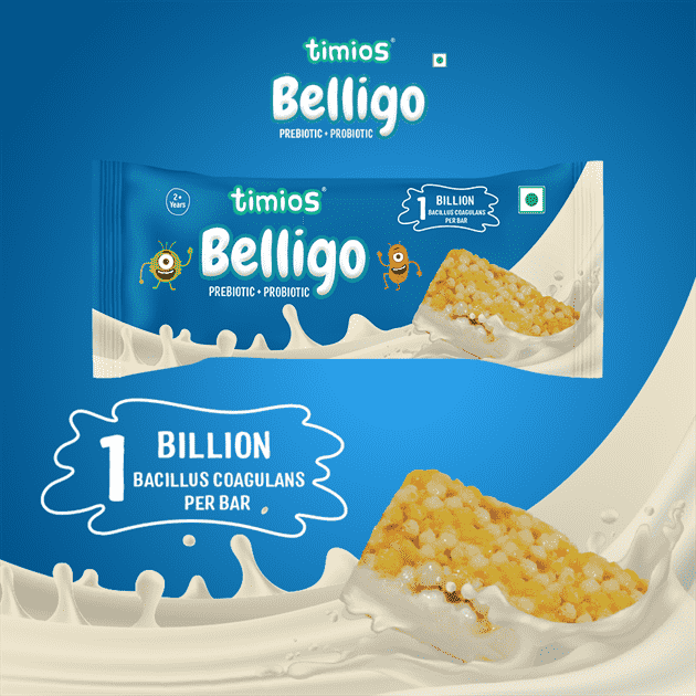 TIMIOS - Belligo - Probiotics + Prebiotics Pack of 10 (25g Each)