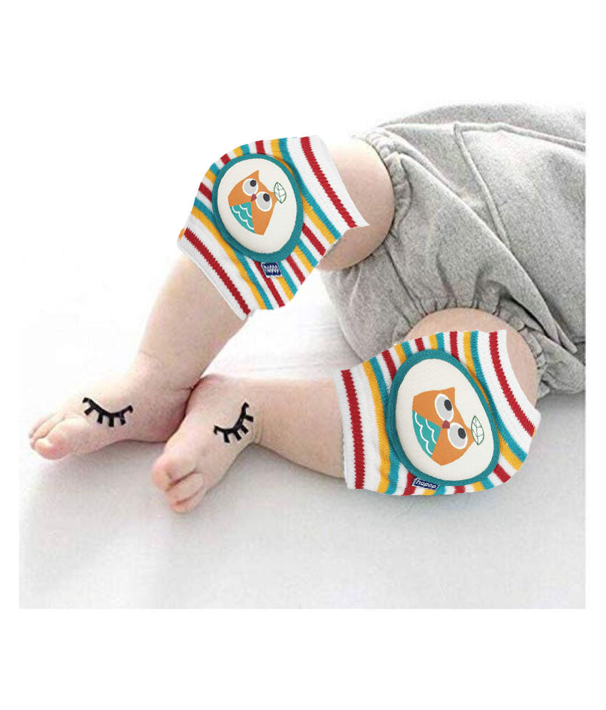 Hopop Elbow & Knee Pad for Baby - Owl 6m+