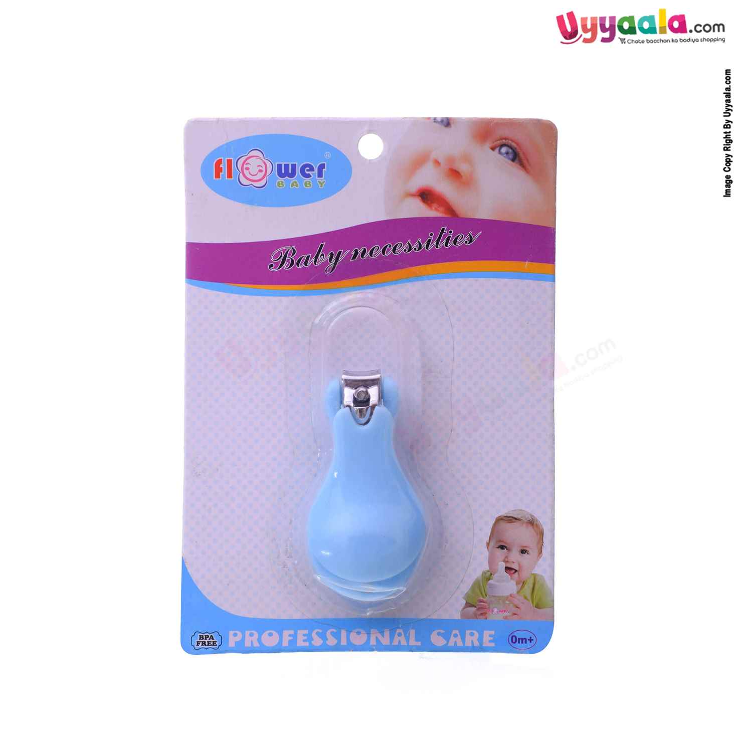 FLOWER BABY Nail Clipper for Babies 0+m Age - Blue