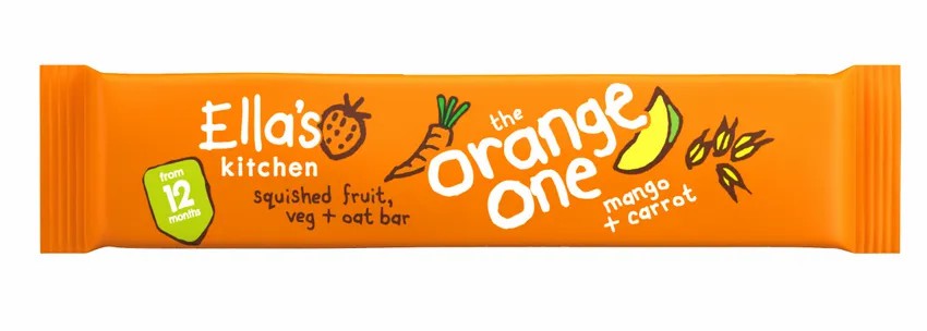 Ella's Kitchen Organic Baby Snack Bars with Mango & Carrot 