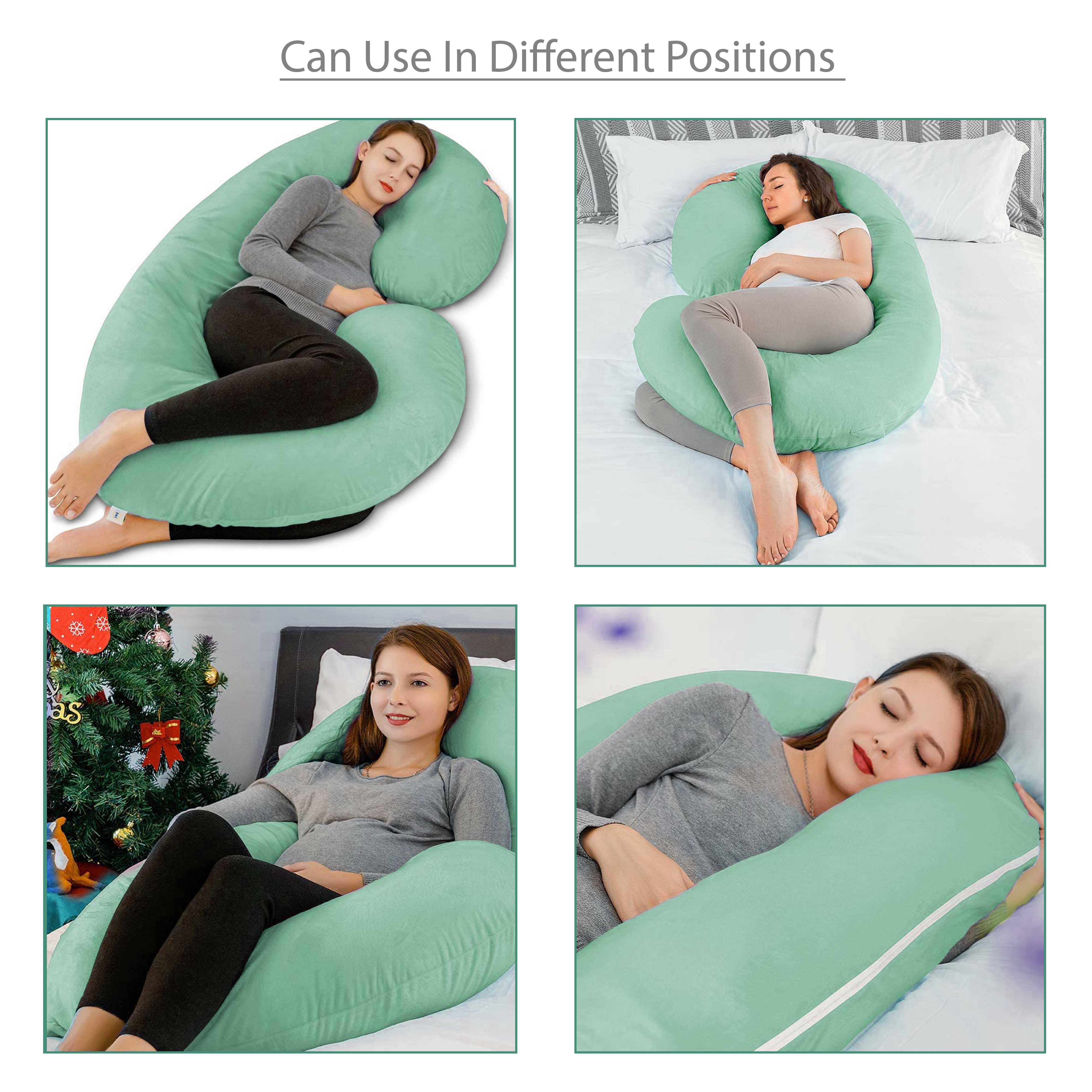 MOMMAS BABY C - Shape Pregnancy Pillow, Green