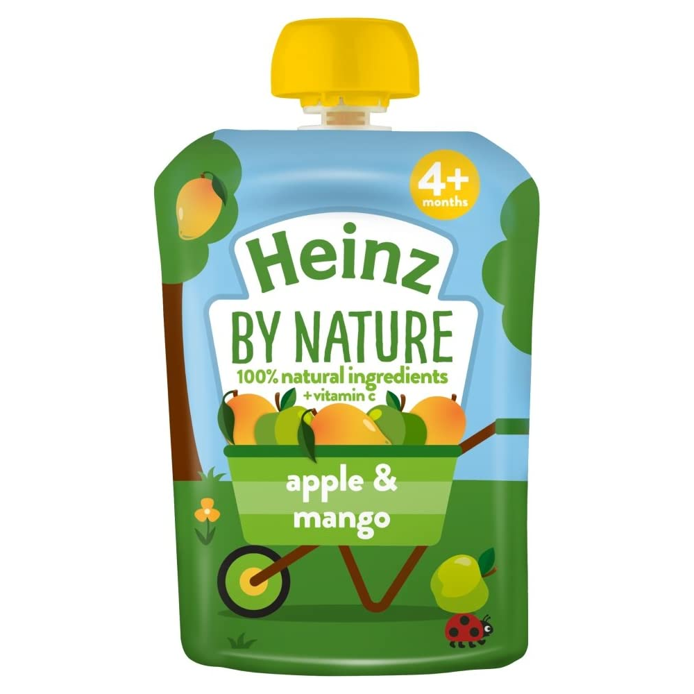 HEINZ Puree For Babies - Apple & Mango, 4-6months, 100g