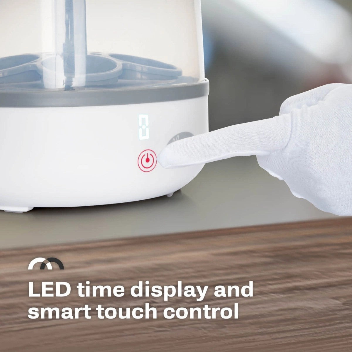 R FOR RABBIT I BOT Bottle Sterilizer With Finger Touch Sensor