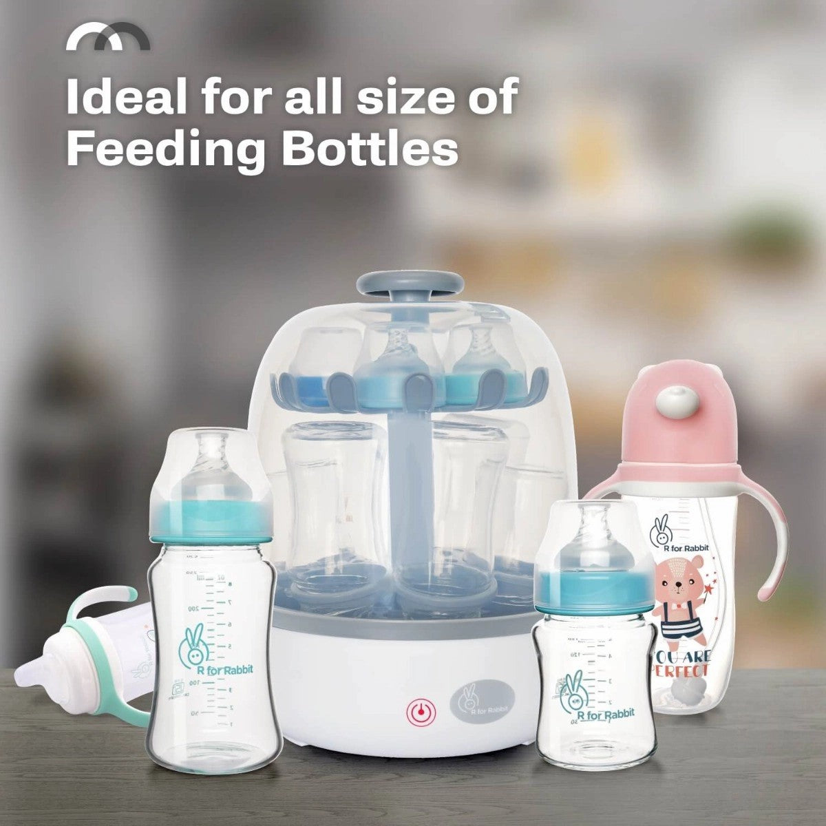 R FOR RABBIT I BOT Bottle Sterilizer With Finger Touch Sensor