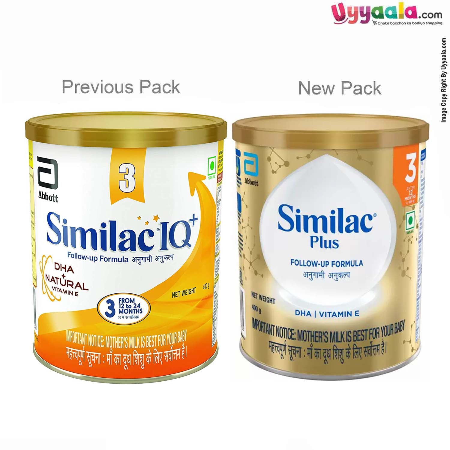 ABBOTT Similac IQ+ follow-up formula stage 3, 12 to 24 months - 400g