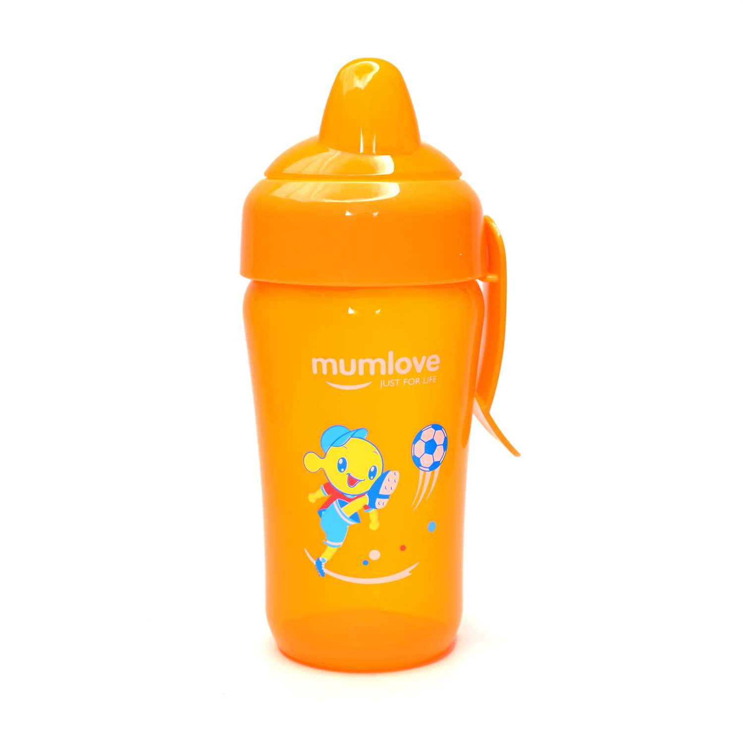 MUMLOVE Silicone Spout Sipper 300ml 12+m Age, Orange