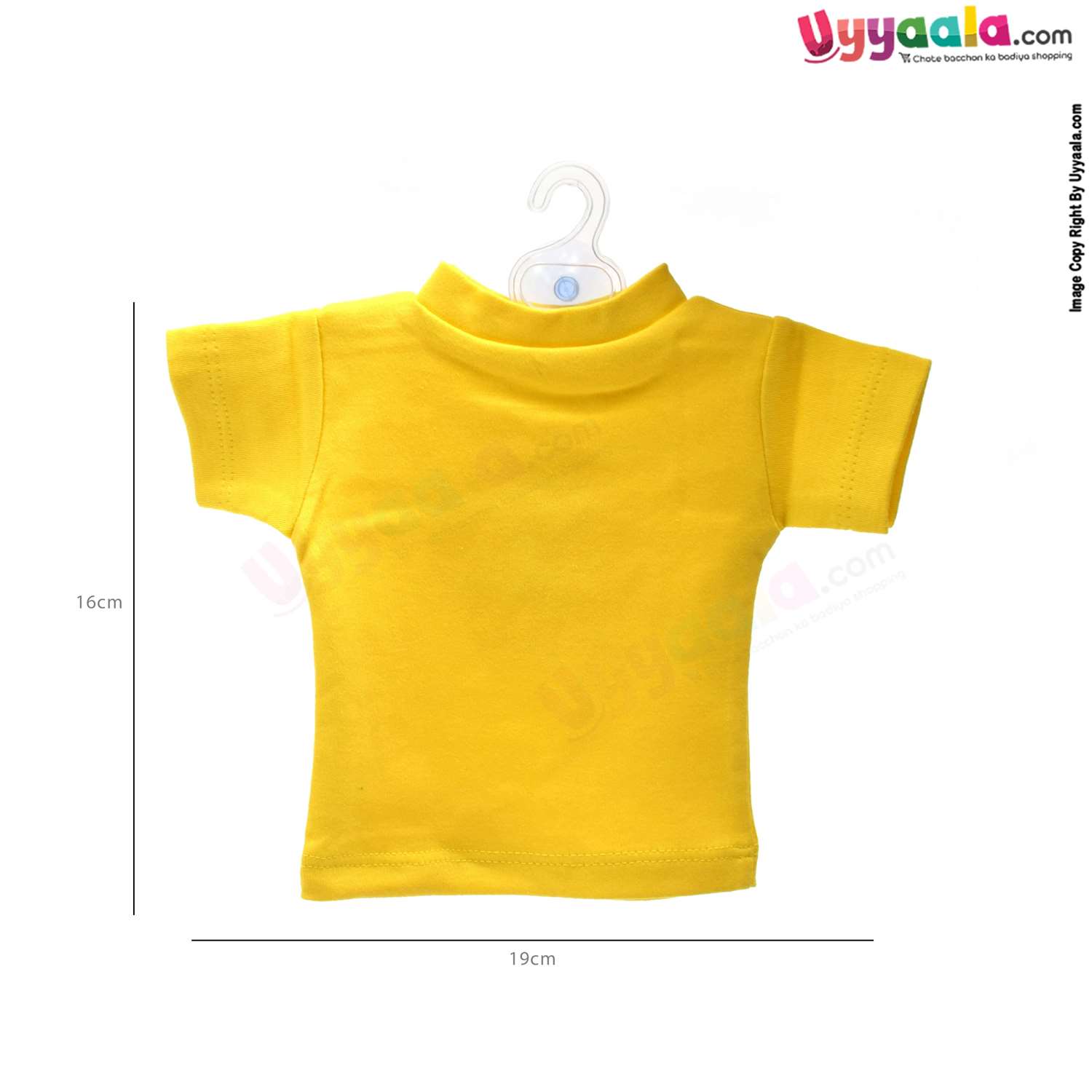 Baby on Board sign T-Shirt for Car , Size (19*16cm)- Yellow