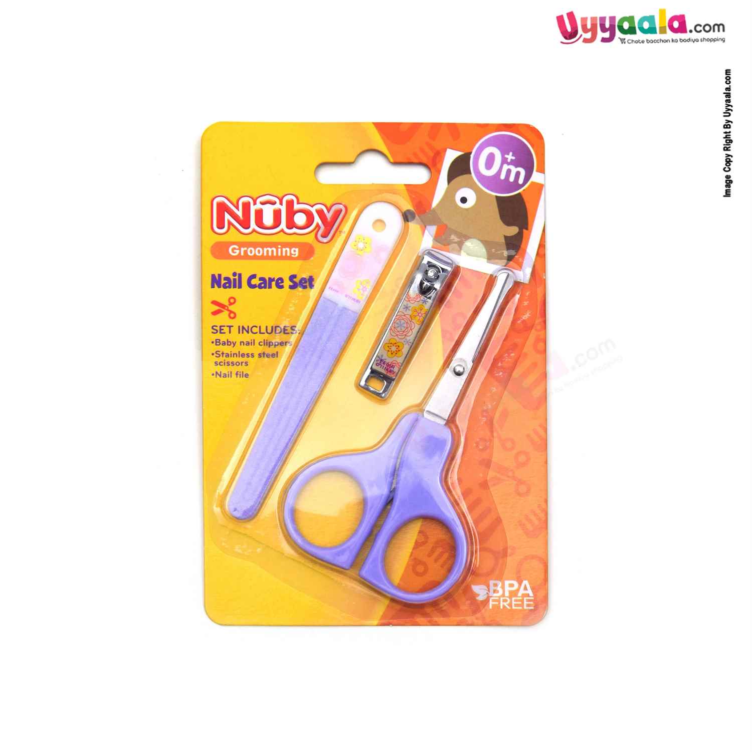 NUBY Grooming set for baby nail care - 0+m