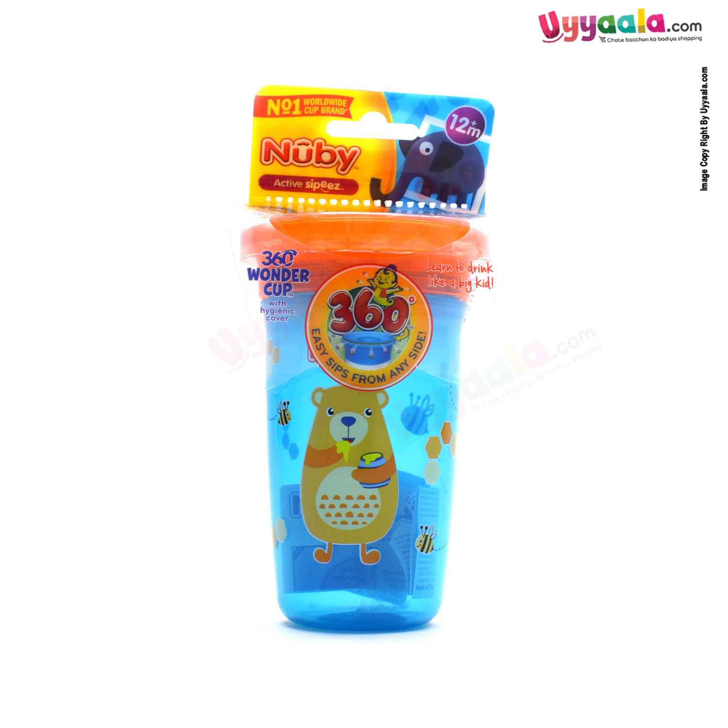 NUBY 360 Degrees wonder sipper cup for babies - 300ml, 12+m