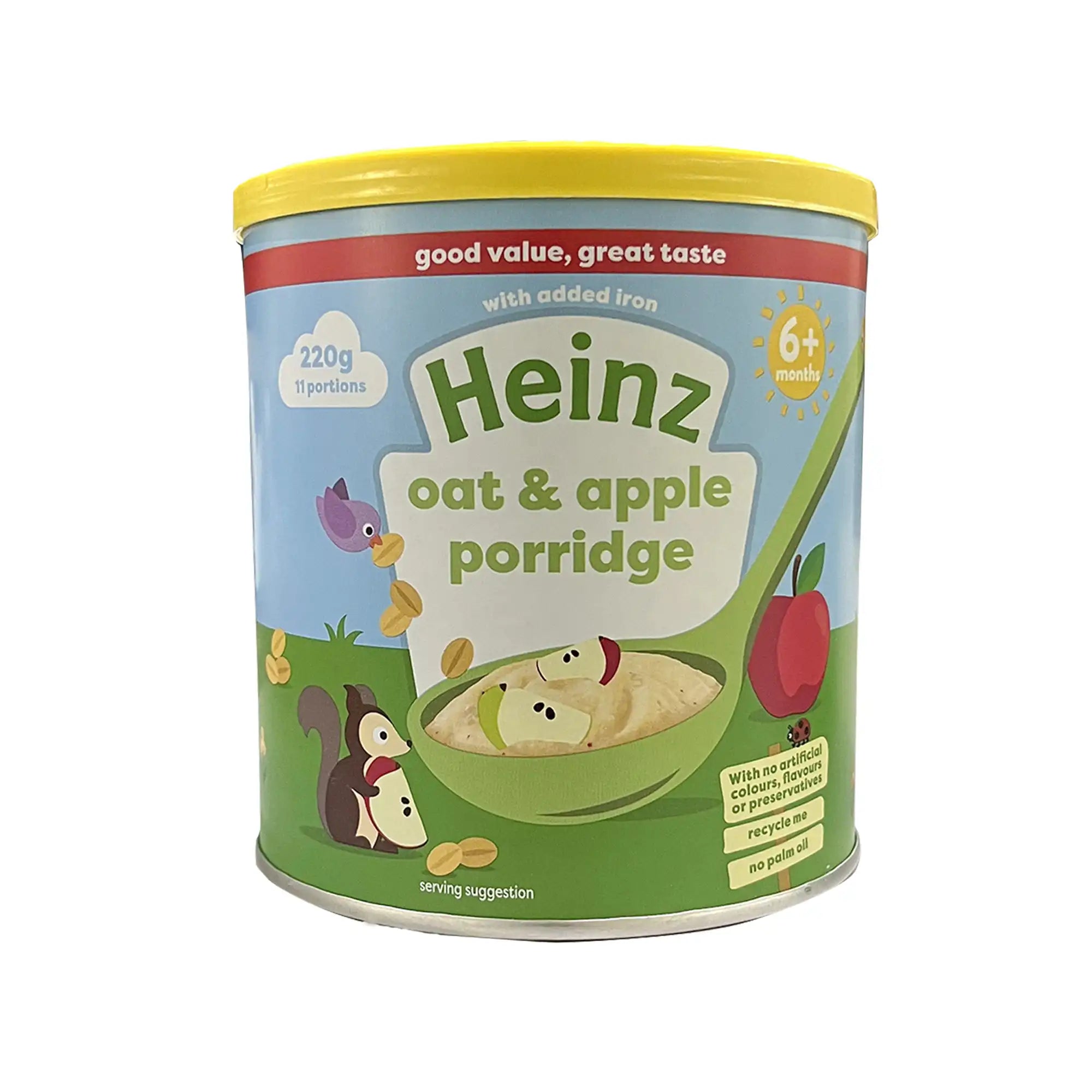 Heinz Baby Oat & Apple Porridge for Babies - 220gms, 6+months