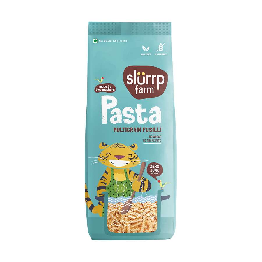 Buy Slurrp Farm Multigrain Fusilli Pasta for Small Children - 400gms Online in India at uyyaala.com