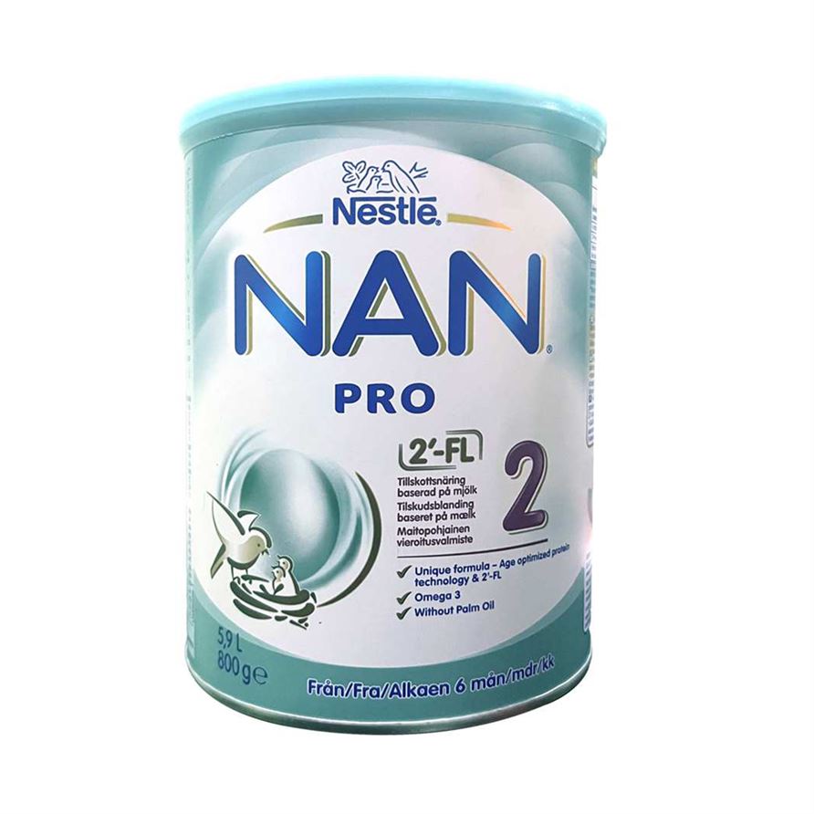 Nan Pro Infant Formula Stage - 2 , 800g, 6 to 12 months (Imported)