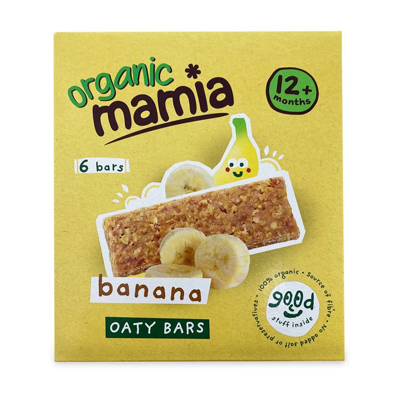 Buy Organic Mamia Banana flavored Oaty Bars for Babies Online in India at uyyaala.com