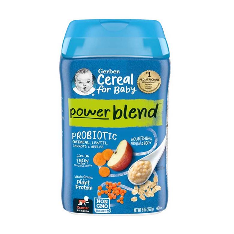 Buy Gerber Power Blend Cereals with Oatmeal, Lentil, Carrots & Apples Online in India at uyyaala.com