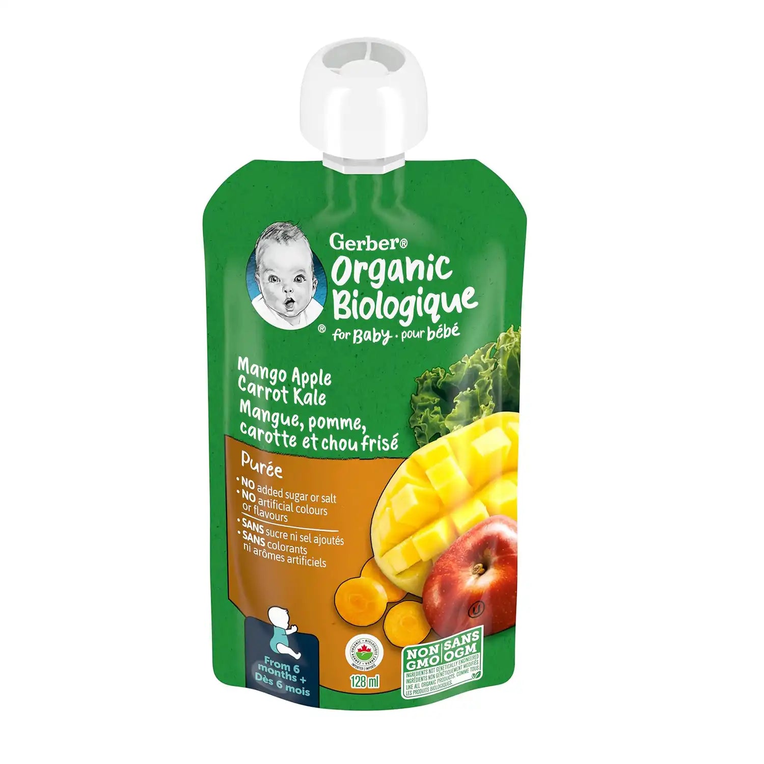 Buy Gerber Organic Biologique Puree for Babies, Mango, Apple, Carrot & Kale Online in India at uyyaala.com