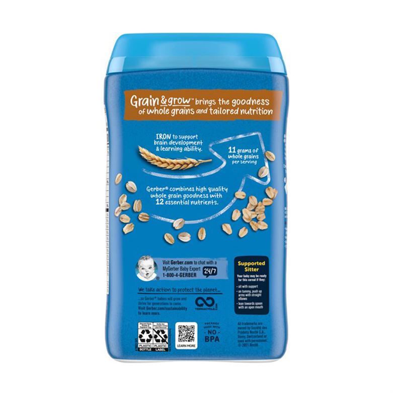 Buy Gerber Grain & Grow Wholegrain Cereals with Oatmeal & Wheat for Babies  Online in India at uyyaala.com