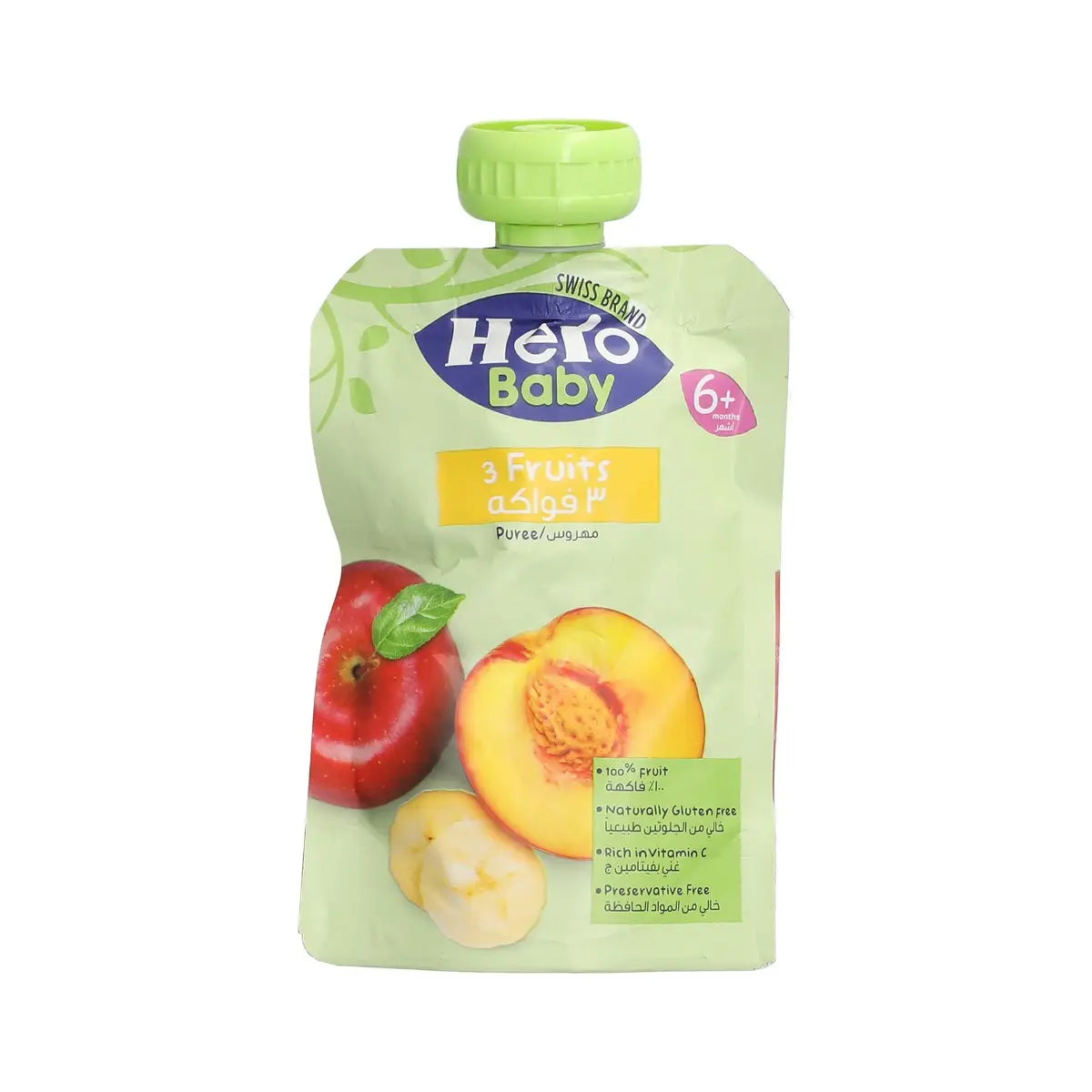 Buy Hero Baby 3 Fruits Puree for Babies - 100gms Online in India at uyyaala.com