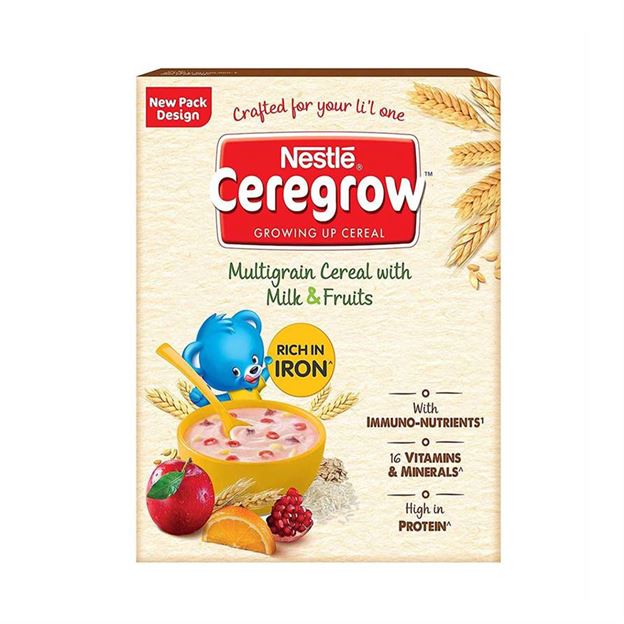 NESTLE Ceregrow Multigrain Cereal with Milk & Fruits 3 to 6 Years 300g