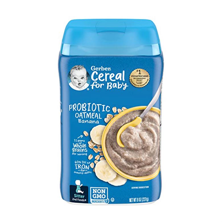 Buy Gerber Probiotic Cereal with Oatmeal & Banana for Babies - 227gms (Imported Tub Pack) Online in India at uyyaala.com