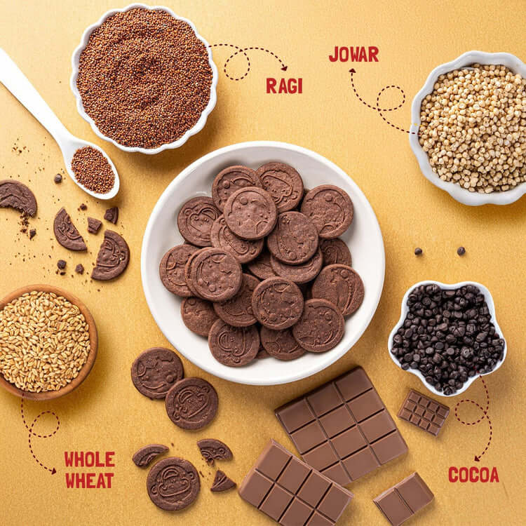 Buy Slurrp Farm Cookie Biscuits for Children with Chocolate & Ragi  Online in India at uyyaala.com
