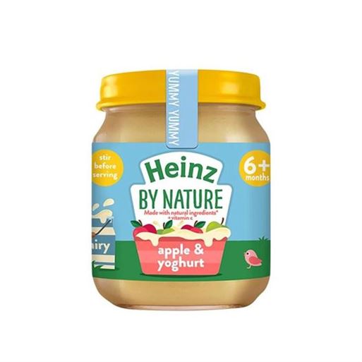 Heinz By Nature Apple & Yoghurt Puree For Babies - 6+months, 120gms